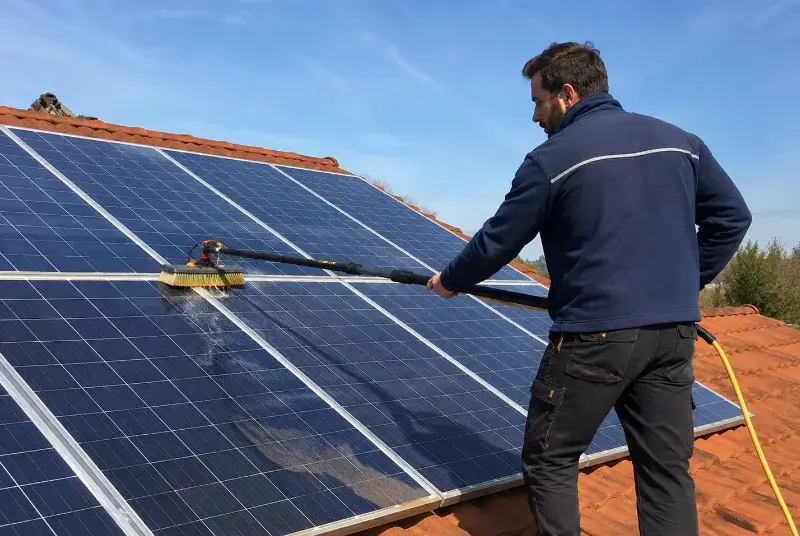 Nettoyage et entretien de panneaux solaires à Germond-Rouvre